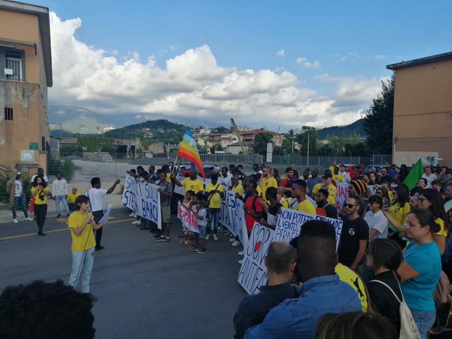 manifestazione antirazzista Aspagorà